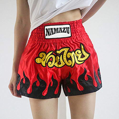 NAMAZU Muay Thai Shorts for Men and Women, High Grade MMA Gym Boxing Kickboxing Shorts Workout Training Grappling Martial Arts Fight Shorts Clothing. - Image 2