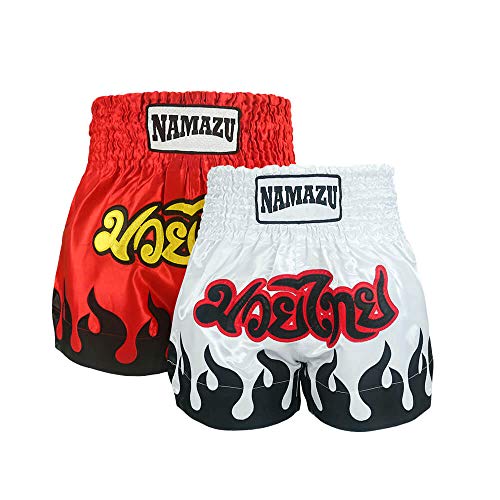 NAMAZU Muay Thai Shorts for Men and Women, High Grade MMA Gym Boxing Kickboxing Shorts Workout Training Grappling Martial Arts Fight Shorts Clothing. - Image 4