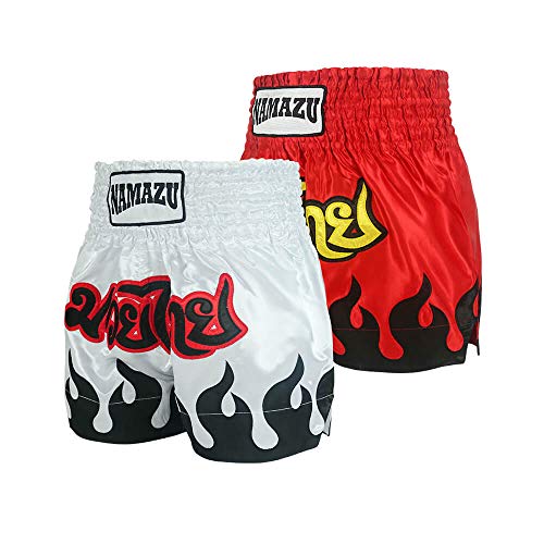 NAMAZU Muay Thai Shorts for Men and Women, High Grade MMA Gym Boxing Kickboxing Shorts Workout Training Grappling Martial Arts Fight Shorts Clothing. - Image 5