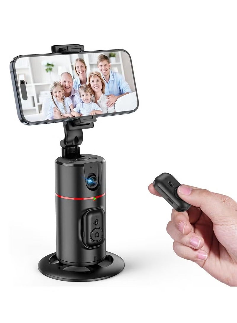 MIGOFAST Auto Face Tracking Tripod 360° Rotating  Auto Tracking Phone Holder with Remote & Gesture Control No App Required Smart Camera Stand for Vlog TikTok Live Video Recording - Image 1