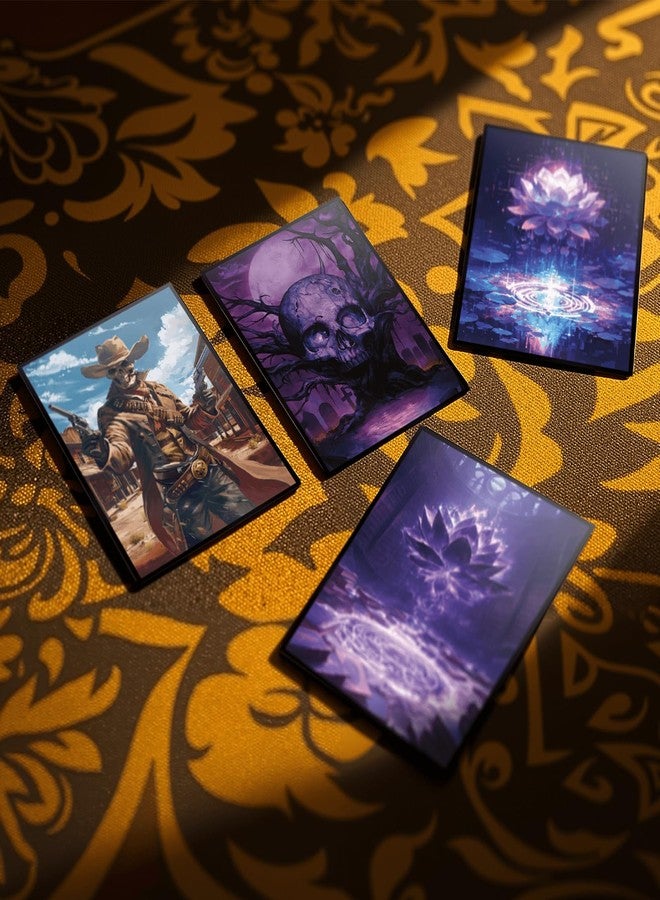 Kiiransr MTG Card Sleeves - Red Moon Skull - Ultra Clear Front & Matte Finish Back, 100 Count Standard Size Matte Art Sleeve for Magic the Gathering - Image 5