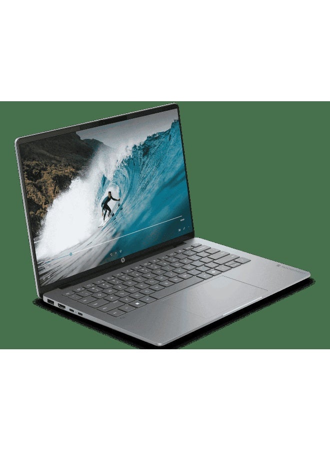 HP OmniBook Laptop With 14-Inch Full HD Display,Intel Core Ultra X7 358H Processor/32GB RAM/1TB SSD/Integrated  Graphics/Windows 11 Home English Meteor silver aluminum - Image 1