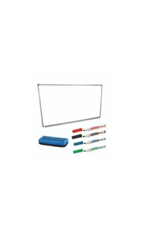 Terabyte WHITEBOARD 30X45 with Whiteboard Eraser and 4 Whiteboard Markers  - Image 1