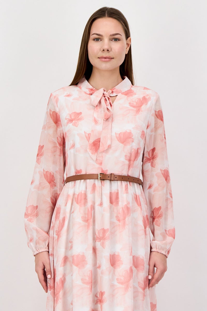 Kathy Ireland Women Floral Print Midi Dress, Multicolor - Image 2
