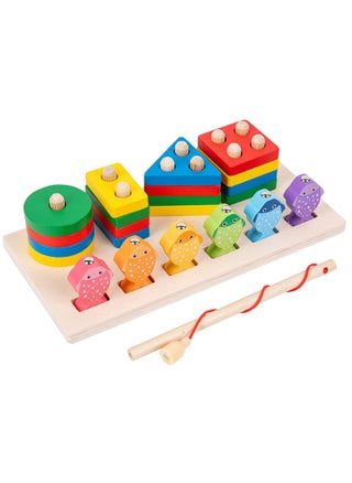 Montessori Toys, Wooden Educational Toy for Boys Girls Toddlers, Pillar Pillar Fishing Toys Stacking Toys for Toddlers And Kids Preschool - pzsku/ZD6756CF30B2074207D35Z/45/_/1723538039/ea34e394-19ce-4349-9248-1f62a66c595a
