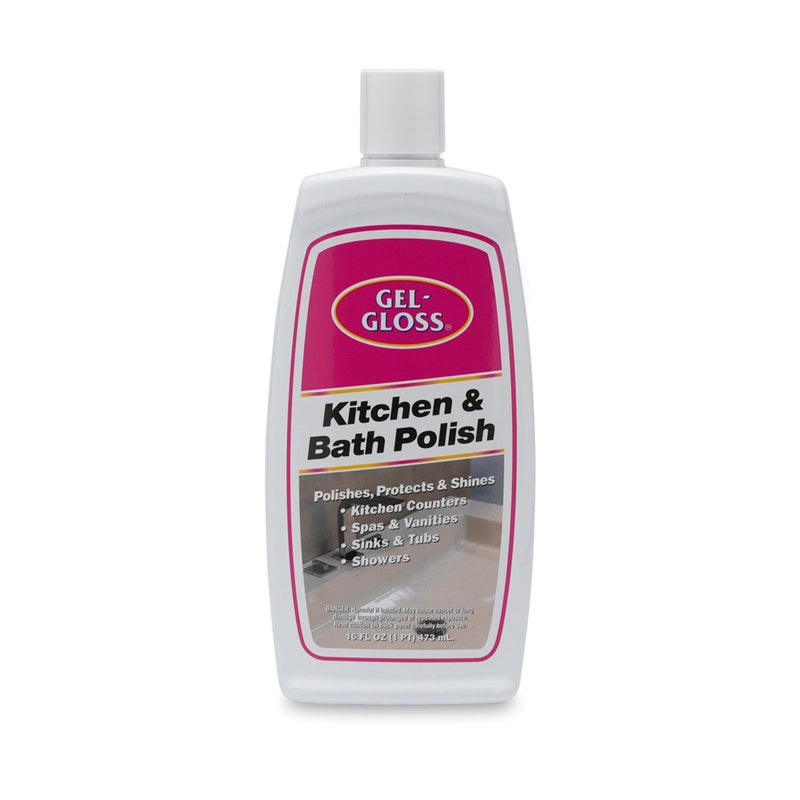 TR Industries GG-1 Gel-Gloss Kitchen and Bath Polish, 16 Fl. Oz, White - Image 1