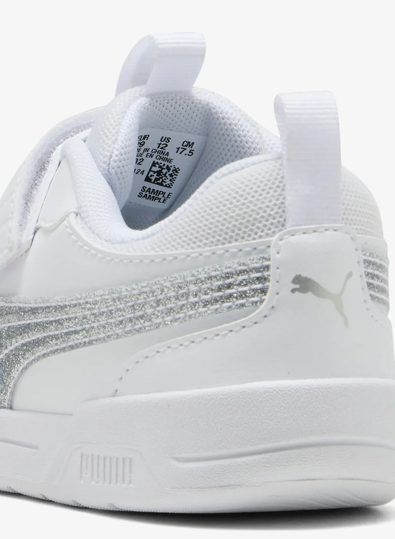 PUMA White Kids' Multiflex 2 Glitz Easy On Shoes  | Best Price UAE