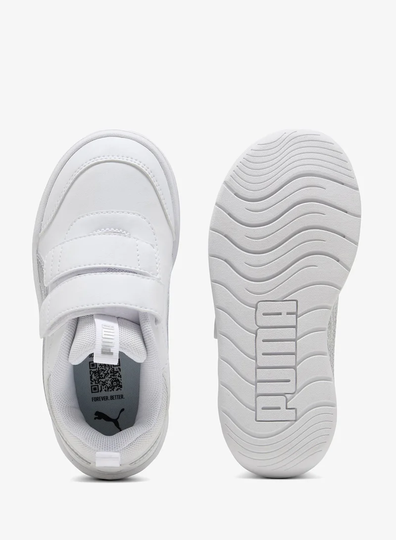 PUMA White Kids' Multiflex 2 Glitz Easy On Shoes  | Best Price UAE