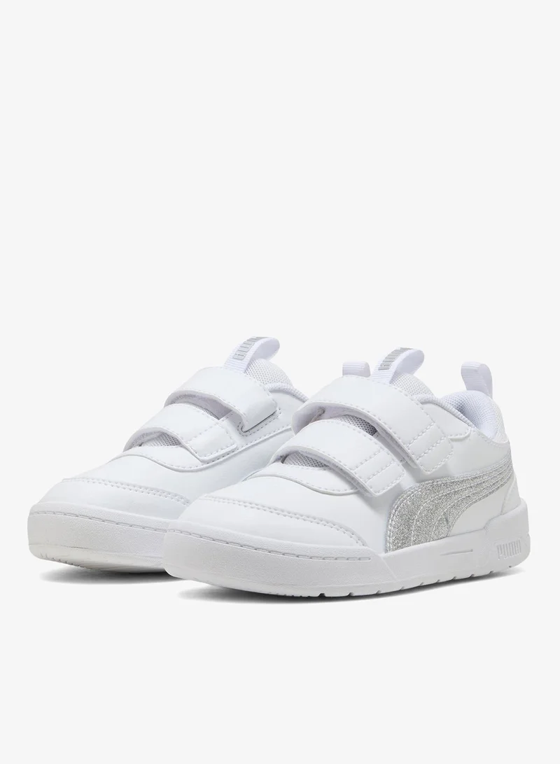 PUMA White Kids' Multiflex 2 Glitz Easy On Shoes  | Best Price UAE