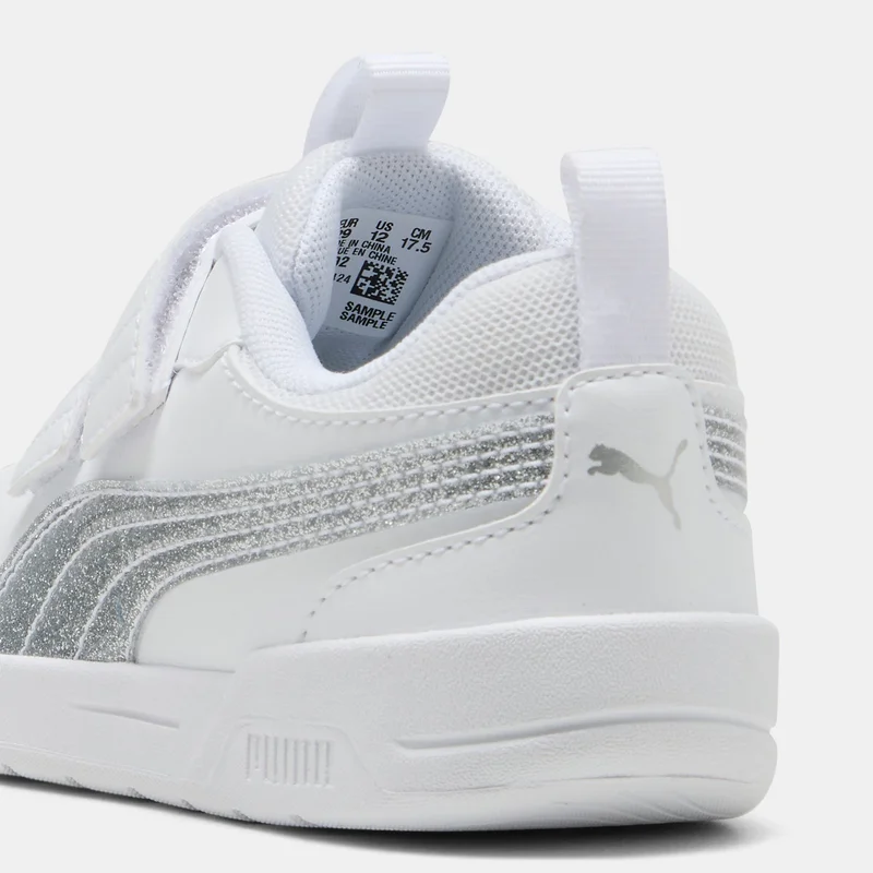 PUMA White Kids' Multiflex 2 Glitz Easy On Shoes  | Best Price UAE