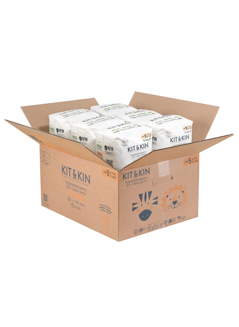Kit & Kin Eco Pull Up Diaper Size 5 Junior 6 x 20 Diapers - Image 1
