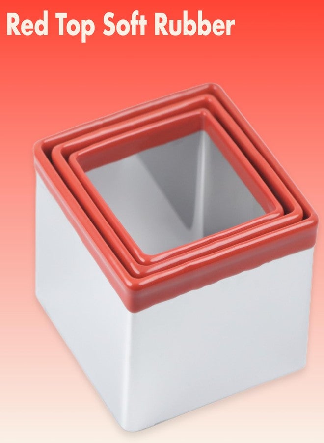COOKIEQUE square cookie cutter 3pc 6/7/8 cm - Image 2