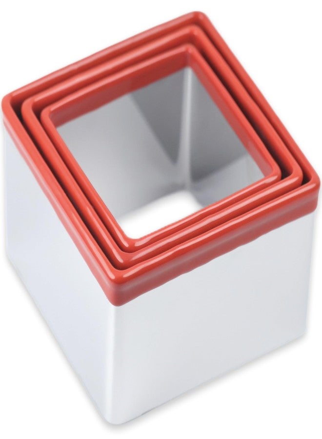 COOKIEQUE square cookie cutter 3pc 6/7/8 cm - Image 1