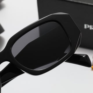 نظارات شمسية Prada Sport للدراجات، نظارات شمسية مربعة PS17WS، إطارات عتيقة مع عدسات سوداء - view 3