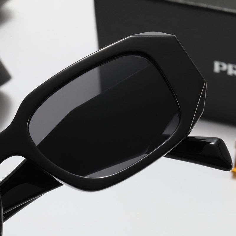 PRADA MILANO Prada Women's Sunglasses,Square PS17WS Sunglasses,Retro Frames with Black Lenses - Image 3