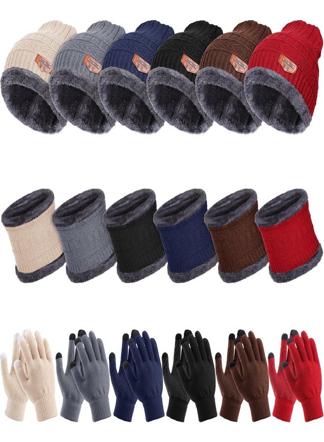 جاجيلي طقم جاغلي مكون من 18 قطعة للرجال والنساء، يتضمن قبعة وقفازات شتوية، ومدفأة للرقبة، وقبعة شتوية محبوكة، وقفازات محبوكة، ووشاح لتدفئة الأذنين (متعدد الألوان). - Image 1