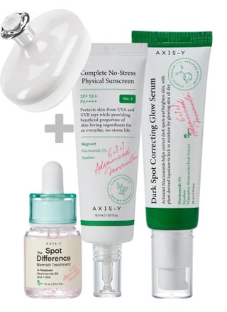 AXIS-Y Glow Renewal Trio with Face Scrubber - Spot Treatment, Dark Spot Glow Serum, and Protective Sunscreen - pzsku/ZD675C2D4EB73806394F8Z/45/_/1724594217/1ee79315-9661-4ee1-8a4c-33838cdc17fb