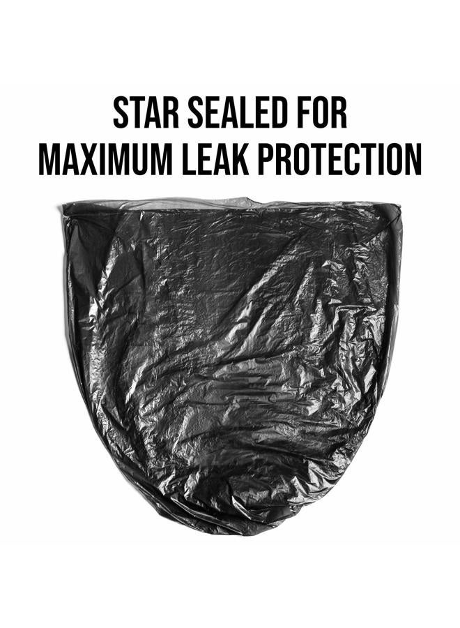 Commander 12-16 Gallon 0.4 MIL Black Heavy Duty Garbage Bags - 24" x 31" - Pack of 500 - For Contractor, Janitorial, Industrial, & Commercial - Image 4