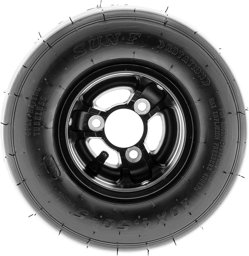 SunF 10x4.5.00-5 Go Kart Tire - Pair of 2, Race 4 PR K001 - Image 5
