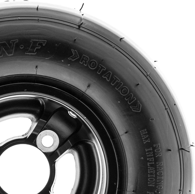 SunF 10x4.5.00-5 Go Kart Tire - Pair of 2, Race 4 PR K001 - Image 3