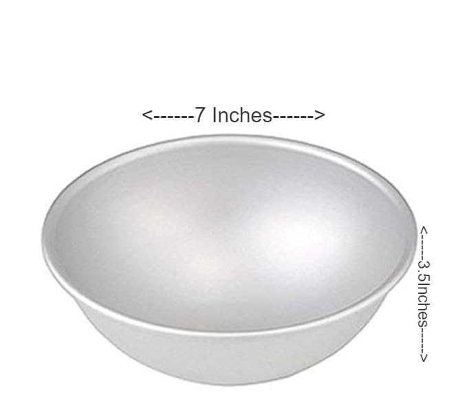 RINKLE TRENDZ قالب كعكة نصف دائري من ألومنيوم RINKLE TRENDZ، قالب كعكة ثلاثي الأبعاد - Image 3
