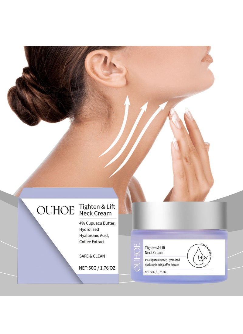 OUHOE Anti aging neck cream advanced neck firming cream moisturizing anti aging neck firming cream firming lifting neck cream  - Image 1