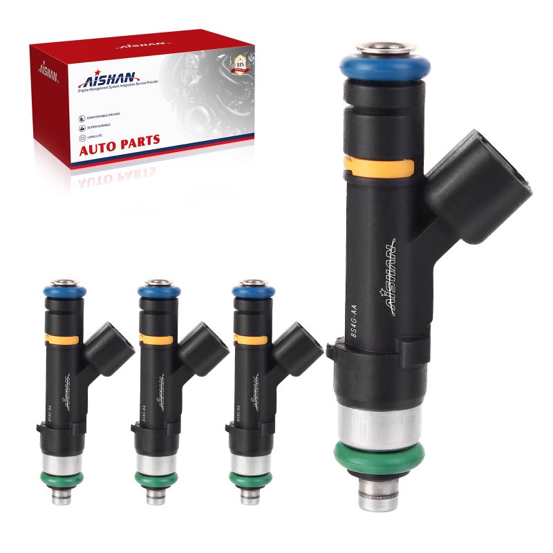 AISHAN 4PCS Fuel Injectors 4 Holes Compatible with Ford Focus 0811 Fusion 1317 Transit Connect 1013 CMax 1316 for Lincoln MKZ 1316 L4 20L Replace 8S4Z9F593A 0280158179 - Image 2