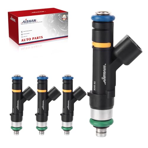 AISHAN 4PCS Fuel Injectors 4 Holes Compatible with Ford Focus 0811 Fusion 1317 Transit Connect 1013 CMax 1316 for Lincoln MKZ 1316 L4 20L Replace 8S4Z9F593A 0280158179 - Image 1