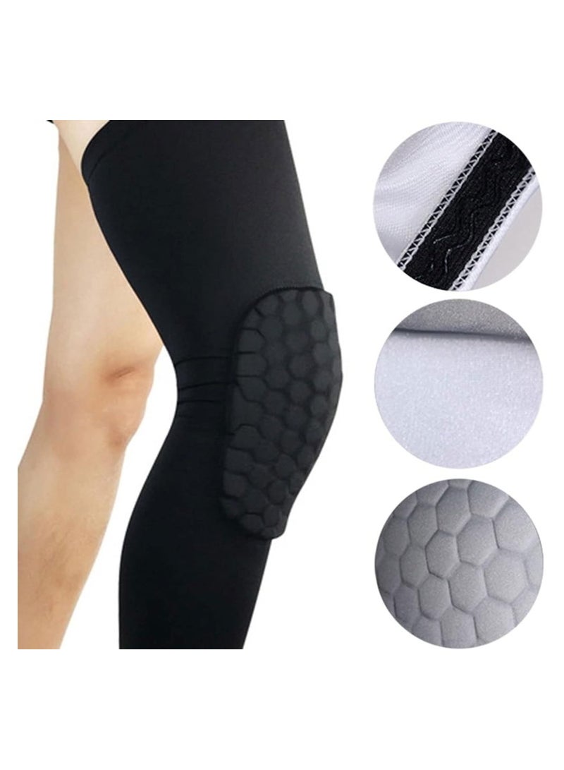 Spall Knee Brace Compression Sleeve Wraps Pads Skin Friendly Use Elastic Fabric For Basketball Tennis Volleyball Climbing Gym Fitness Training - Image 1