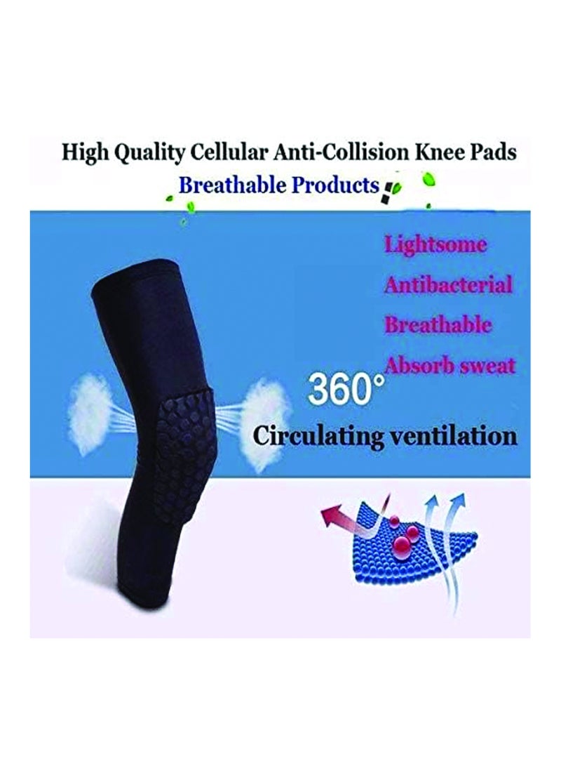 Spall Knee Brace Compression Sleeve Wraps Pads Skin Friendly Use Elastic Fabric For Basketball Tennis Volleyball Climbing Gym Fitness Training - Image 4