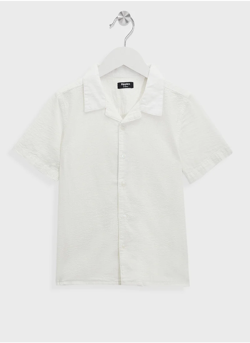 ريبلز مع نمشي Boys Resort Collar Shirts