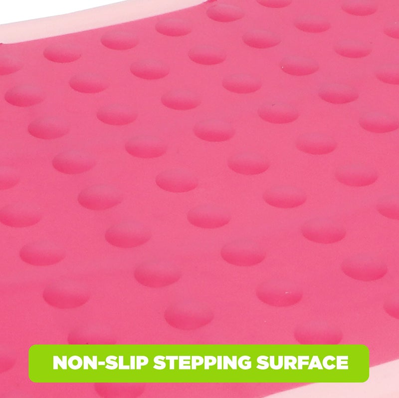 Disney كرسي خطوات ديزني برينسيس - كرسي خطوات للأطفال، تدريب على استخدام المرحاض، غير قابل للانزلاق، حمام، مطبخ، خفيف الوزن - Image 4