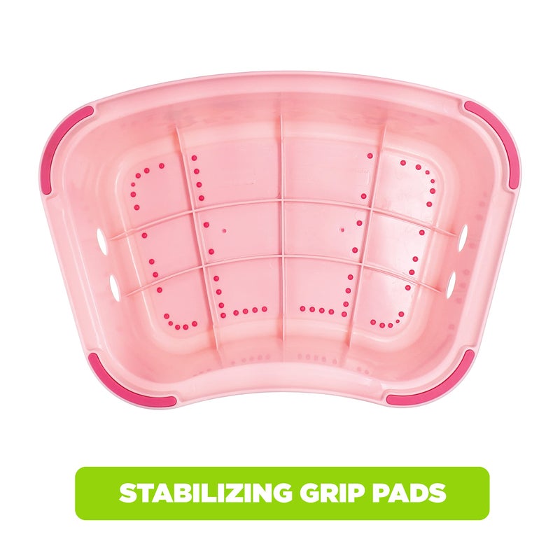 Disney كرسي خطوات ديزني برينسيس - كرسي خطوات للأطفال، تدريب على استخدام المرحاض، غير قابل للانزلاق، حمام، مطبخ، خفيف الوزن - Image 3