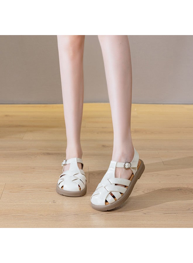 15MINS Flash Sale】women's Roman Sandals - 2025 Summer Breathable Open-toe Woven Espadrilles Beach Shoes - Image 5