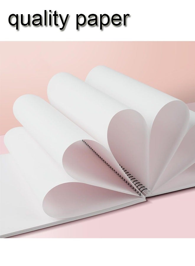 GBQ 2PCS B5(18*26cm) Sketchbook 15Sheets/Book A Total Of 30 Pages Spiral Bound Hardcover Art Book - Image 4