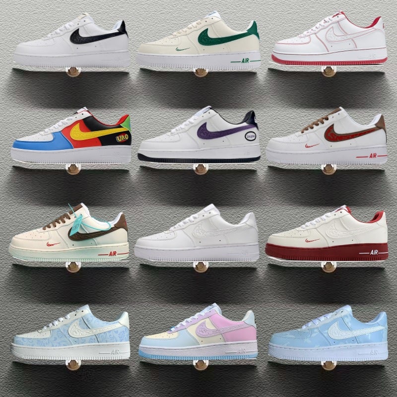 Putian Factory Air Force One Af1 Men'S And Women'S Low-Top Board Shoes Aj Men'S Shoes Milk Coffee All White Chameleon Women'S Shoes - Image 2