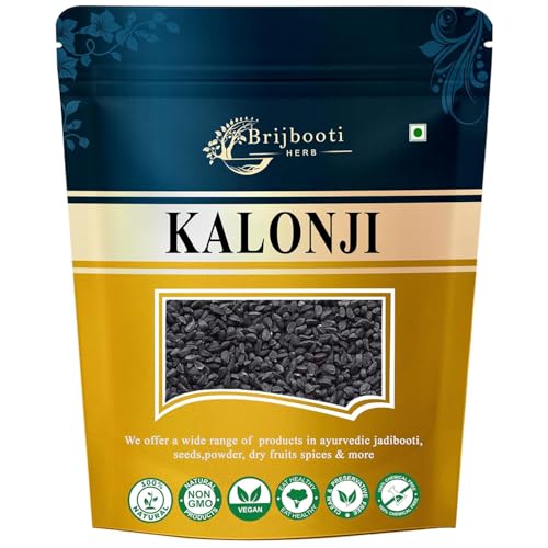 Brijbooti Kalonji Seeds 250 Grams - Black Cumin Seeds For Hair Gowth - Nigella Seeds - Karun Jeeragam - Karuppu Jirige - Image 1