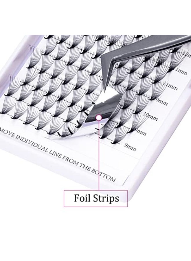 FADLASH Lash Extension 10D Premade Volume Eyelash Extensions 05 07 Thickness Premade Lash Fans Pointed Base Middle Stem Eyelash Extension Supplies10D005DMix 814mm - Image 4