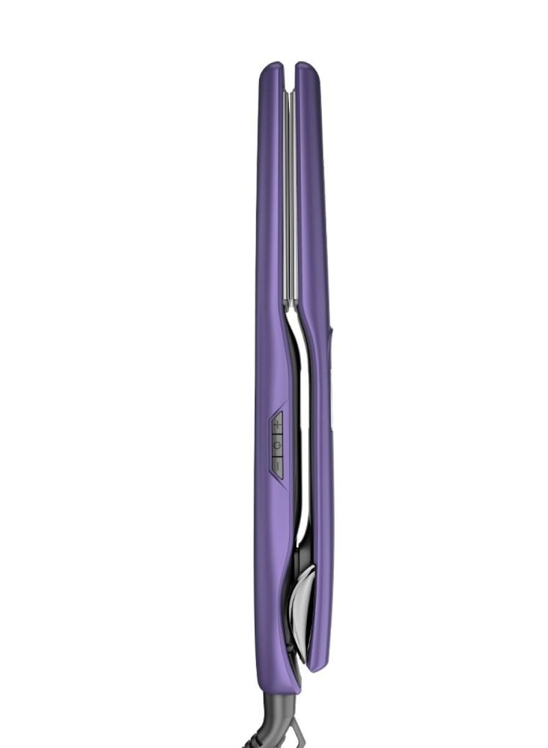 Rush Brush X2 Max Straightener Titanium Plates 250°C 18 Heat Level MHM Plate Fast Heating - purple - Image 3