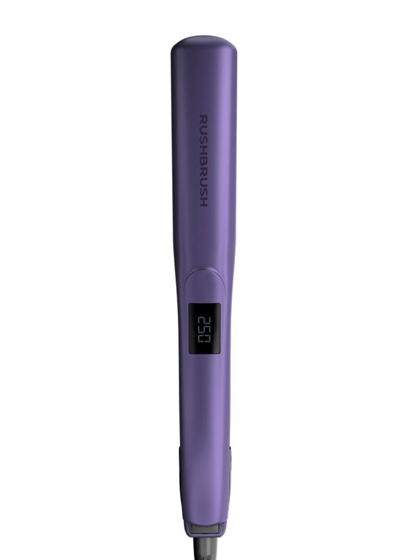 Rush Brush X2 Max Straightener Titanium Plates 250°C 18 Heat Level MHM Plate Fast Heating - purple - Image 4