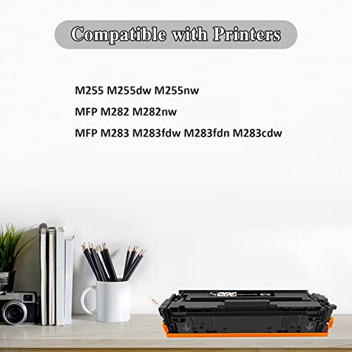 TOPRINT【with Chip 206X Compatible Toner Cartridge W2110X Black 3150 Pages for HP Color Laserjet M255 M255dw M255nw MFP M282 M282nw M283 M283fdw M283fdn M283cdw Printers - Image 4