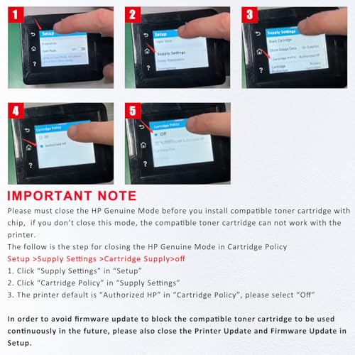 TOPRINT【with Chip 206X Compatible Toner Cartridge W2110X Black 3150 Pages for HP Color Laserjet M255 M255dw M255nw MFP M282 M282nw M283 M283fdw M283fdn M283cdw Printers - Image 2