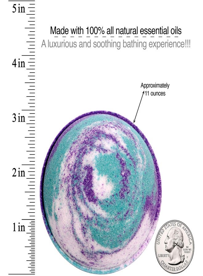 Jackpot Candles Bath Bomb with Surprise Ring Inside Mermaid Daydream Extra Large 10 oz. Made in USA (Ring Size 9) - Image 4