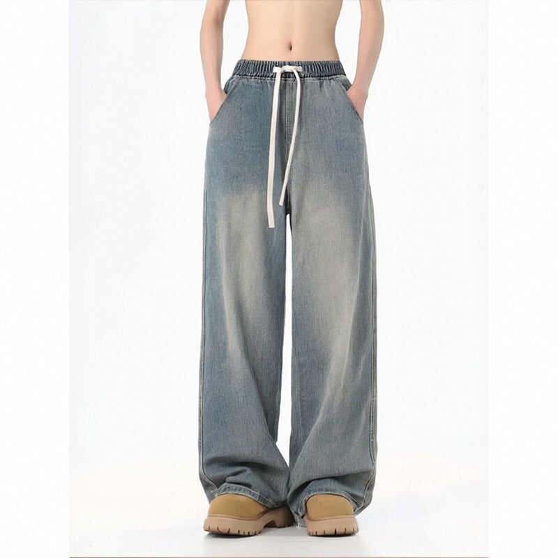 Unisex Casual Daily Denim Jeans - Image 1