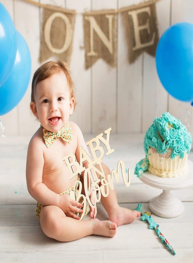 مول مول 6 لافتة خشبية من MALLMALL6 بتصميم "طفلٌ في أوج ازدهاره" لتزيين باب حفل استقبال المولود الجديد، ولحفلات الكشف عن جنس المولود (ولد أو بنت)، ودعائم تصوير يدوية، وزينة خشبية لأعياد الميلاد - Image 4