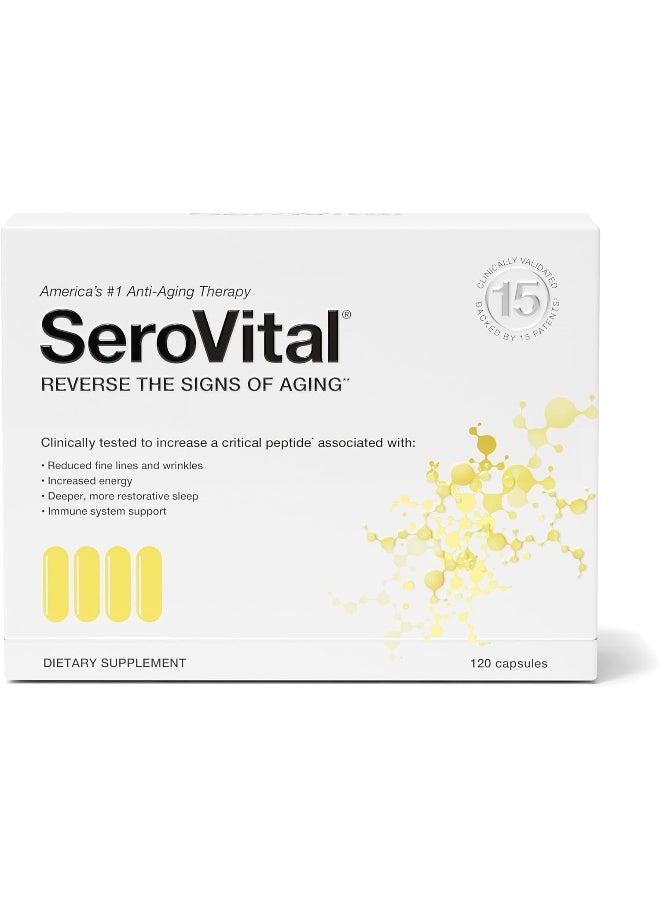 serovital Renewal Complex, Serovital for Women - Renewal Supplements for Women - Female Critical Peptide Support - Revitalizer for Women, 120 Capsules (Pack of 1) - Image 1