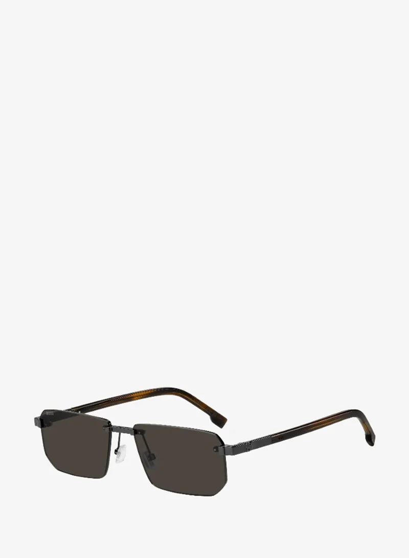 HUGO BOSS BOSS 1918/S Sunglasses Black Rectangular