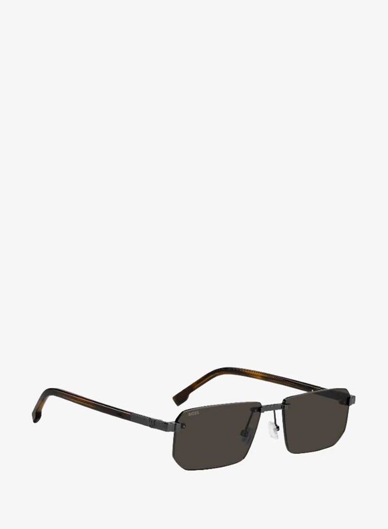 Hugo Boss HUGO BOSS BOSS 1918/S Sunglasses Black Rectangular
