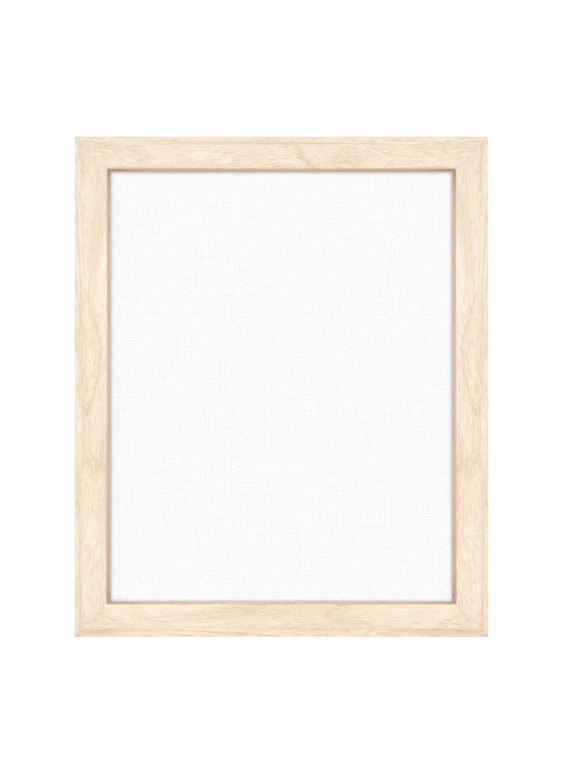 MCS MCS Floating Frame with Canvas Included  Art Frames for Canvas Paintings with Adhesive Fasteners and Hanging Hardware  Natural Woodgrain  8 x 10 Inch  - Image 1