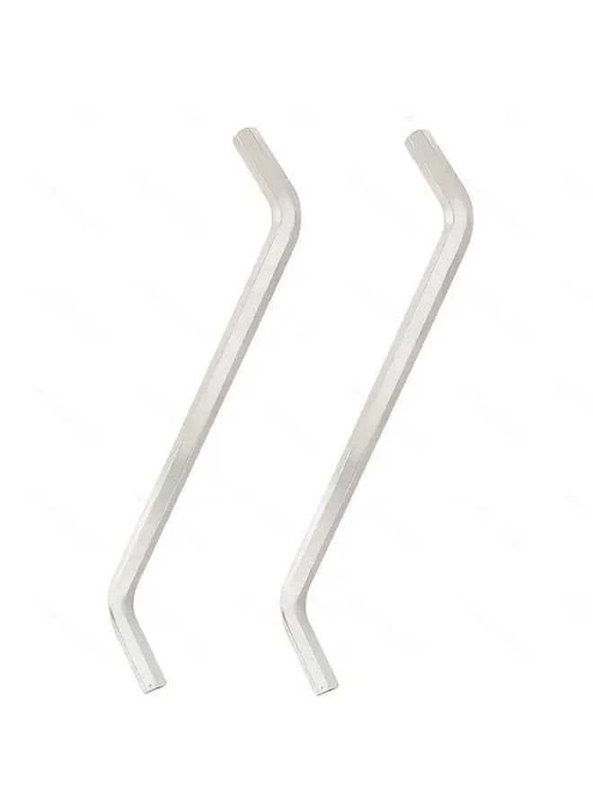 2 Piece Silver Kitchen Sink Unclogging Tool Set with Allen Wrench for Garbage Disposal - Image 1